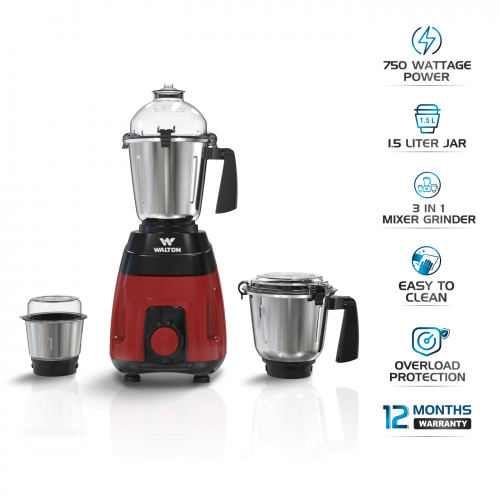 WALTON SONIC SERIES MIXER GRINDER 750 WATT WBL-15GM75N